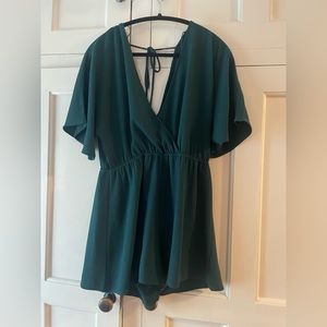 Leith green romper